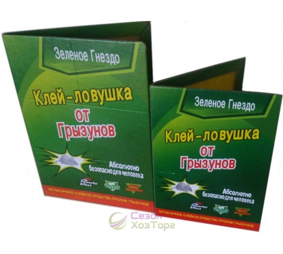 Клейова пастка від гризунів "Зелене Гніздо" 120*170мм